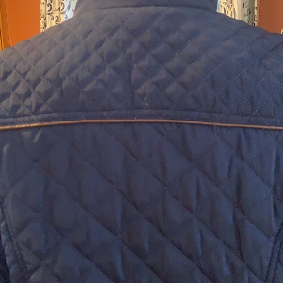 Angeleno navy blue quilted lightweight jacket sm - Picture 5 of 7